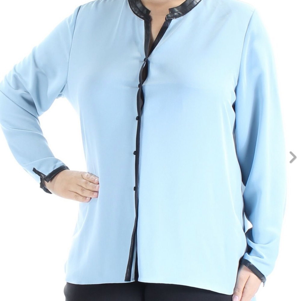 Alfani light blue top